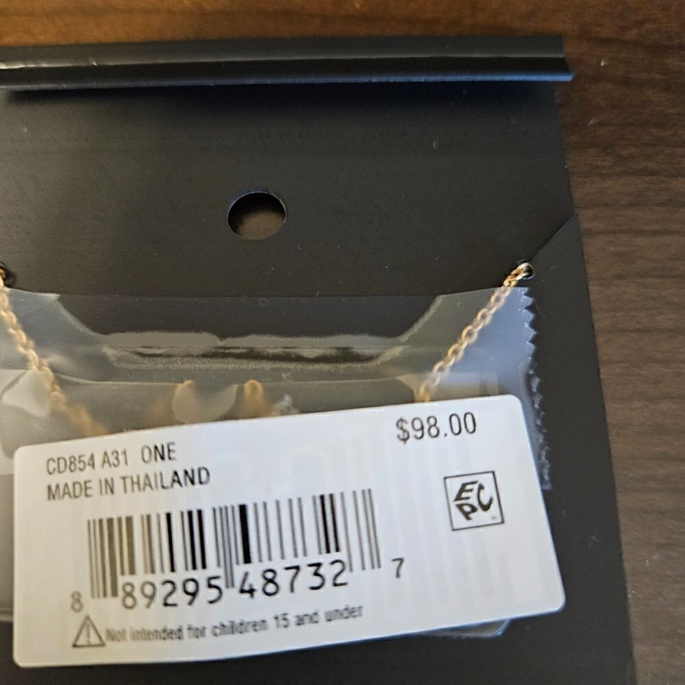 Coach Metal Lock Slider Bracelet Gold/SIlver - NWT - Picture 3 of 5